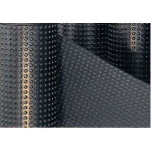 Noppenfolie zwart 1x20m