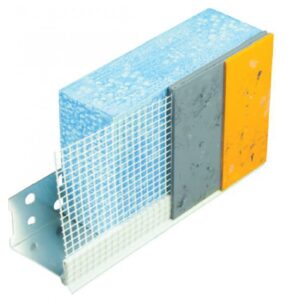 Opsteekprofiel PVC 4650 met gaas 2.5m