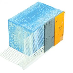 Afwateringsprofiel 6485 PVC+gaas 2.5m